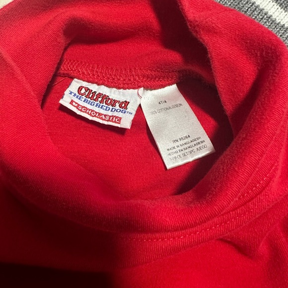 Clifford the Big Red Dog Vintage Toddler Sweater Set | Scholastic Knit - Picture 6 of 7